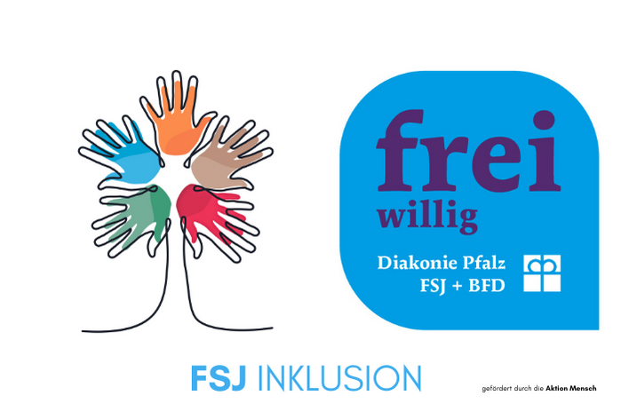 Logo des Diakonischen Werk der evangelishen Kirche der Pfalz - Refereat Freiwilligendienste