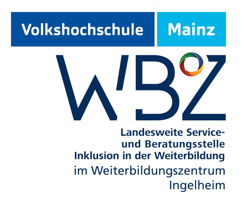Logos der VHS Mainz und des WBZ Ingelheim