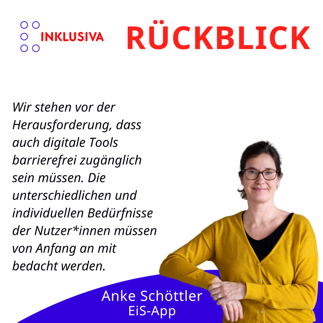 Foto Anke Schöttler neben Zitat aus Text