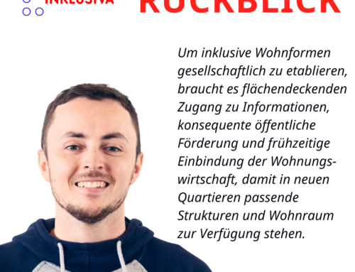 Inklusive Wohnformen – Rückblick INKLUSIVA 2022